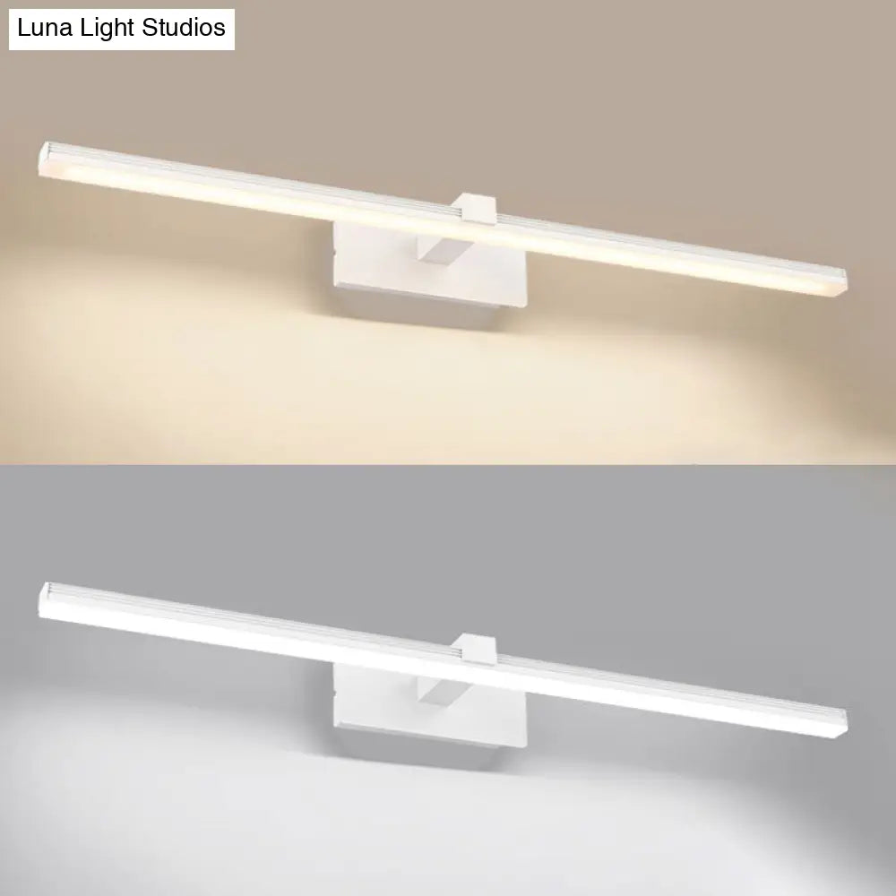 DecorBites™ Minimalist LED Wall Mount Light Fixture - Stick Shaped Bathroom Vanity Lighting in Acrylic