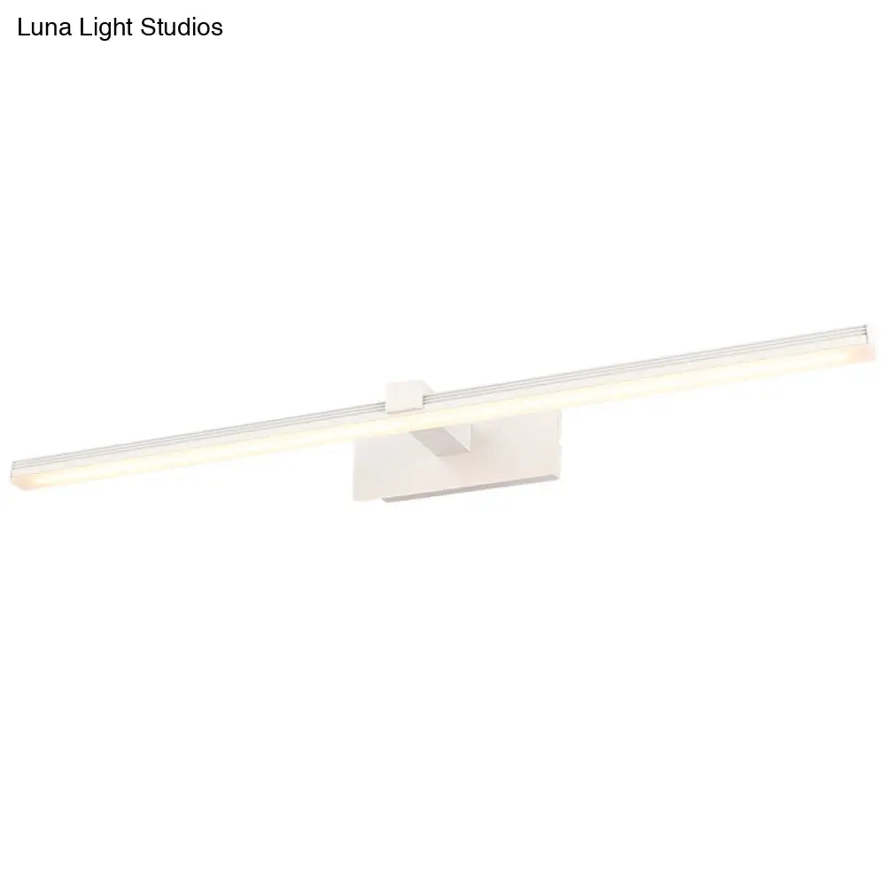 DecorBites™ Minimalist LED Wall Mount Light Fixture - Stick Shaped Bathroom Vanity Lighting in Acrylic