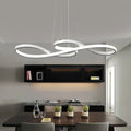 DecorBites™ Minimalist Metal LED Island Light with Musical Notes Design for Dining Room
