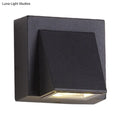 DecorBites™ Minimalist Triangle Aluminum Flush Wall Sconce - Small/Large - Black - Corridor Lamp
