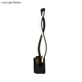 DecorBites™ Minimalistic Metal LED Stairway Sconce in Warm/White Light - Black/White