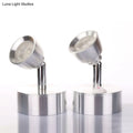 DecorBites™ Modern 1-Light Chrome Corridor Wall Sconce with Dome Metal Shade in Warm/White Light