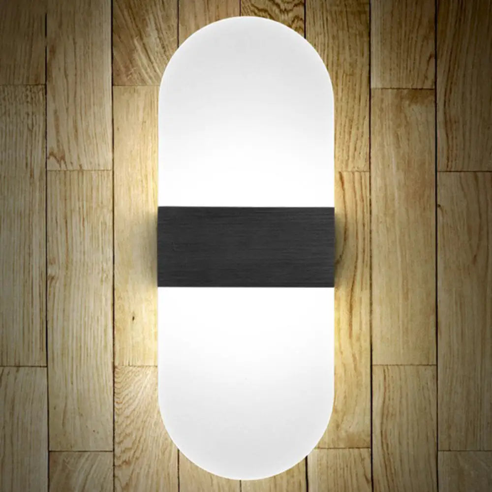 DecorBites™ Modern Acrylic Geometric LED Wall Sconce Lamp: Stylish Bedside Lighting Fixture