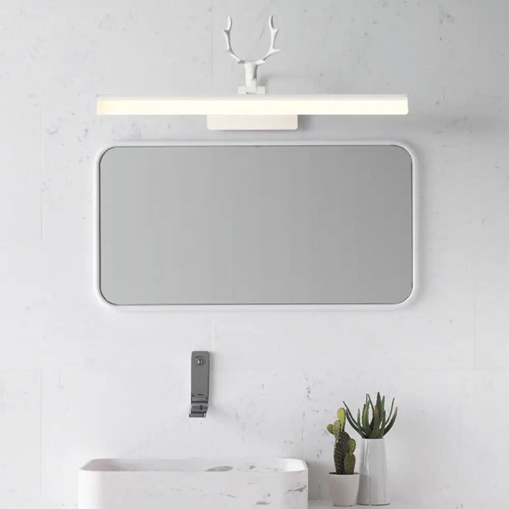 DecorBites™ Modern Acrylic LED Wall Lamp with Antler Design in Warm/White Light