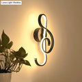 DecorBites™ Modern Acrylic LED Wall Light Fixture - Music Note Design for Living Room