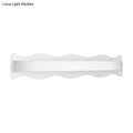 DecorBites™ Modern Acrylic Wave Vanity Lighting - LED 16"/20" Wide White Sconce Light Fixture - White/Warm Light