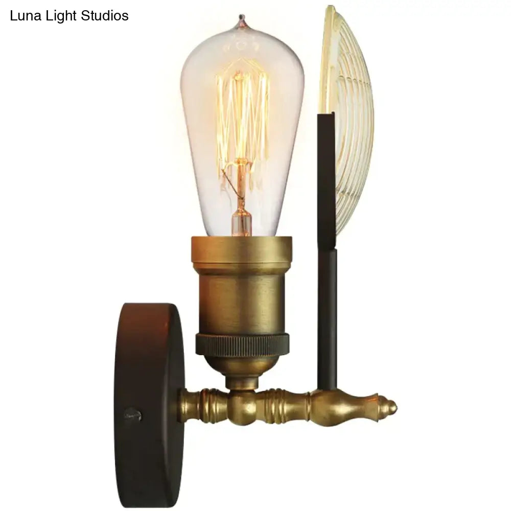 DecorBites™ Modern Art Deco Glass LED Wall Lamp Sconce for Bedroom Foyer lighting Corridor Luminaire E27