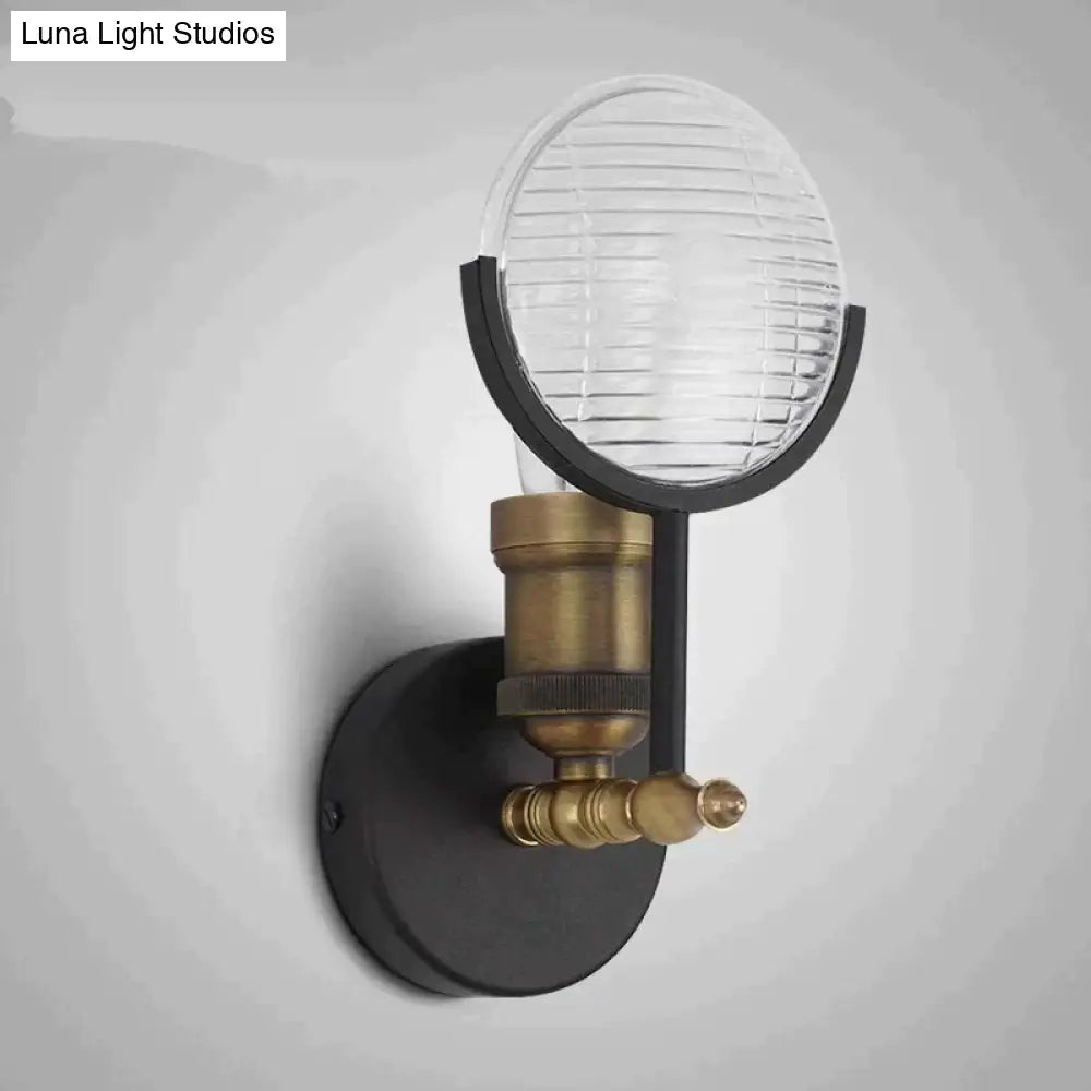 DecorBites™ Modern Art Deco Glass LED Wall Lamp Sconce for Bedroom Foyer lighting Corridor Luminaire E27