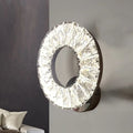 DecorBites™ Modern Beveled Crystal Chrome LED Wall Sconce Light