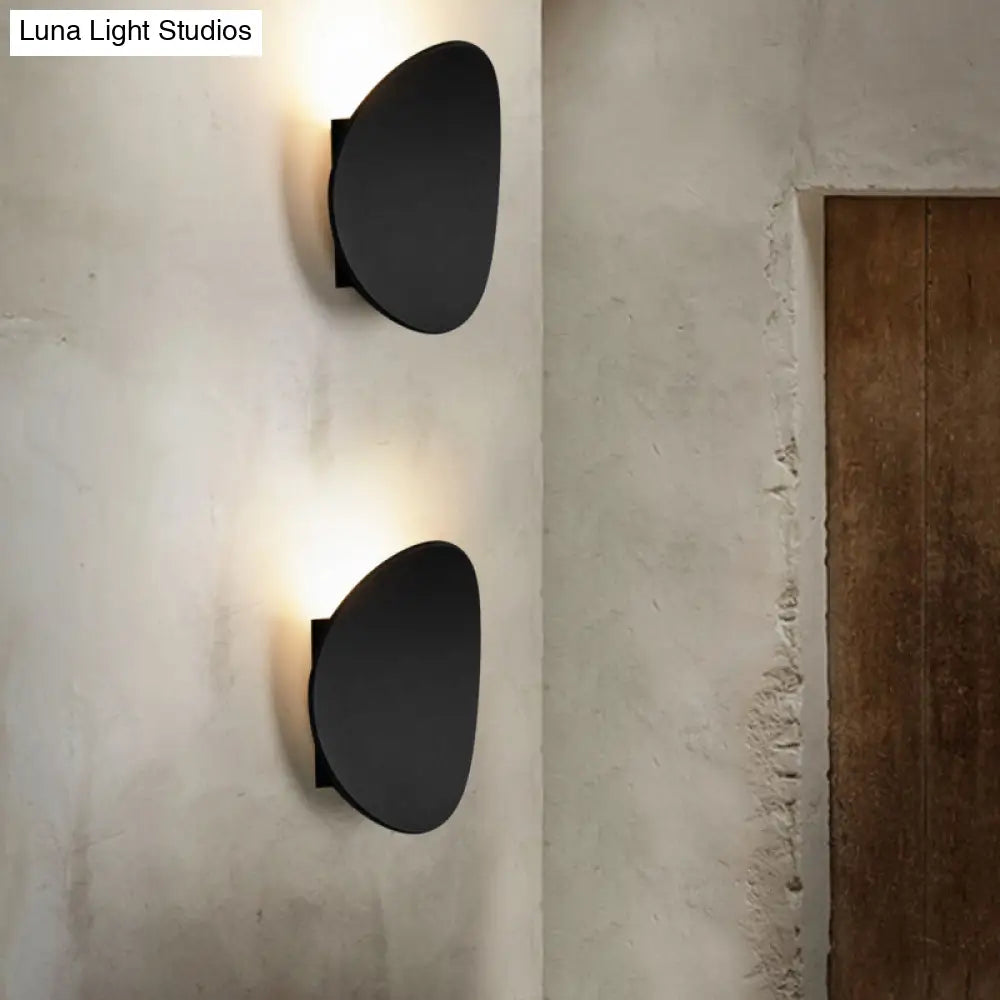 DecorBites™ Modern Black Geometric LED Wall Lighting Fixture in Warm/White Light