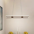 DecorBites™ Modern Black Ladder Pendant Light - LED Acrylic Island Lighting in Warm/White Light - 23.5"/31.5"/39" Width