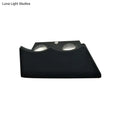 DecorBites™ Modern Black Trapezoid LED Wall Sconce Light for Bedroom with Warm/White Lighting