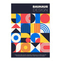DecorBites™ Modern Black & White Bauhaus Canvas Print