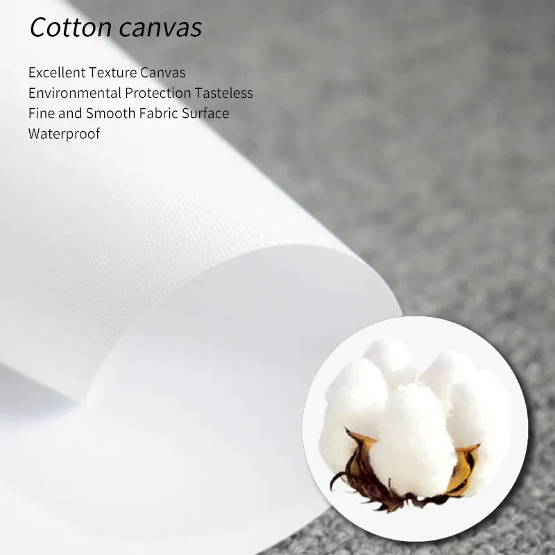 DecorBites™ Modern Black & White Canvas Print for Home Decor