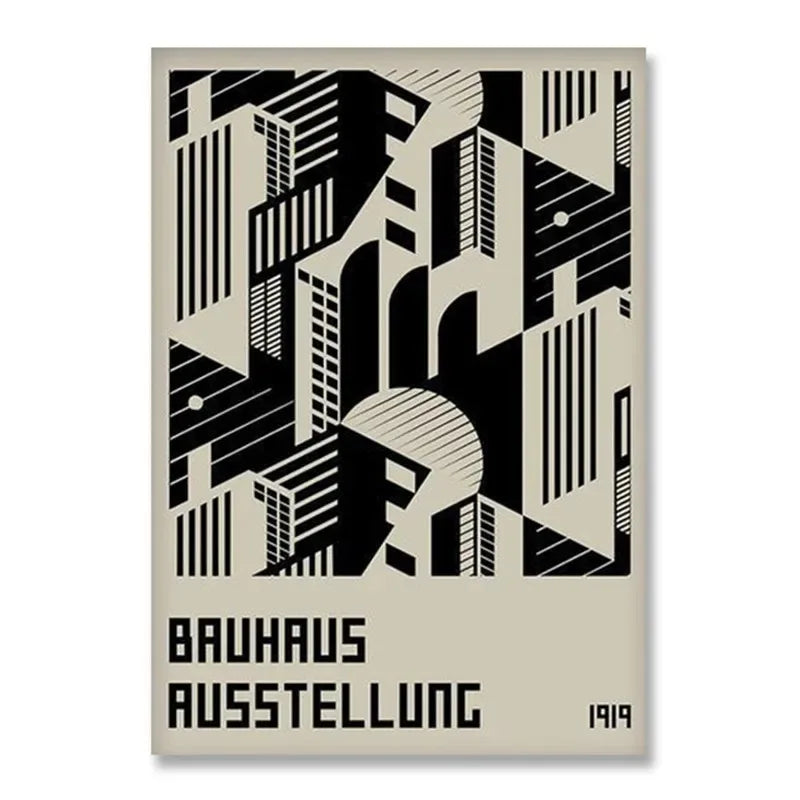 DecorBites™ Modern Black & White Canvas Print Wall Art
