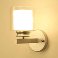DecorBites™ Modern Clear Glass Sconce Lighting - 1 Light Wall Mounted Fixture in Black/Chrome