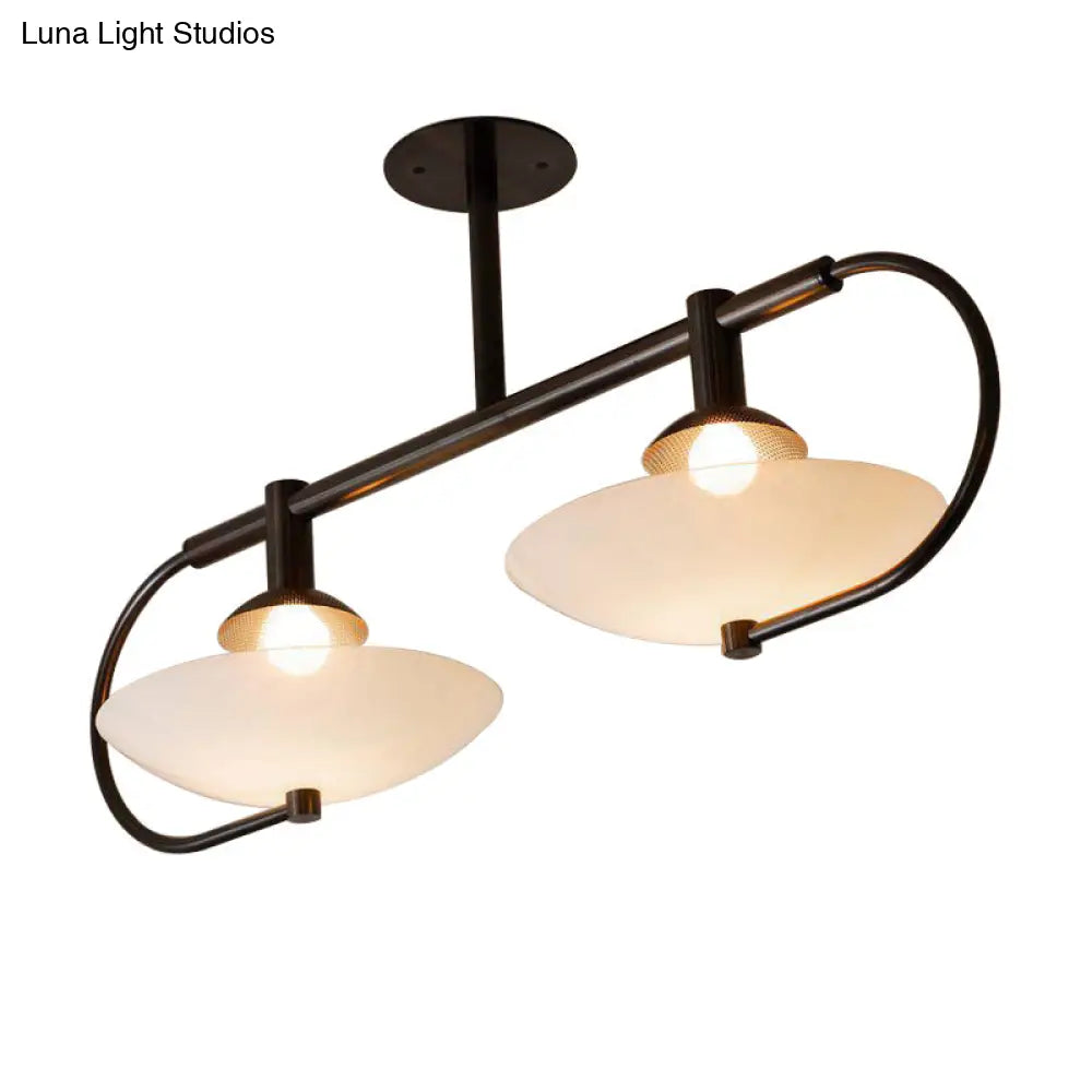 DecorBites™ Modern Clear Glass Single Light Living Room Pendant Lamp