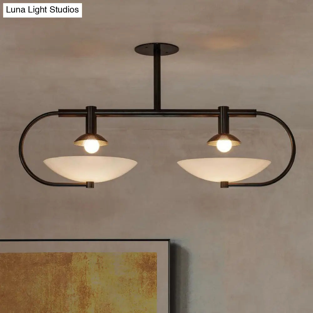 DecorBites™ Modern Clear Glass Single Light Living Room Pendant Lamp