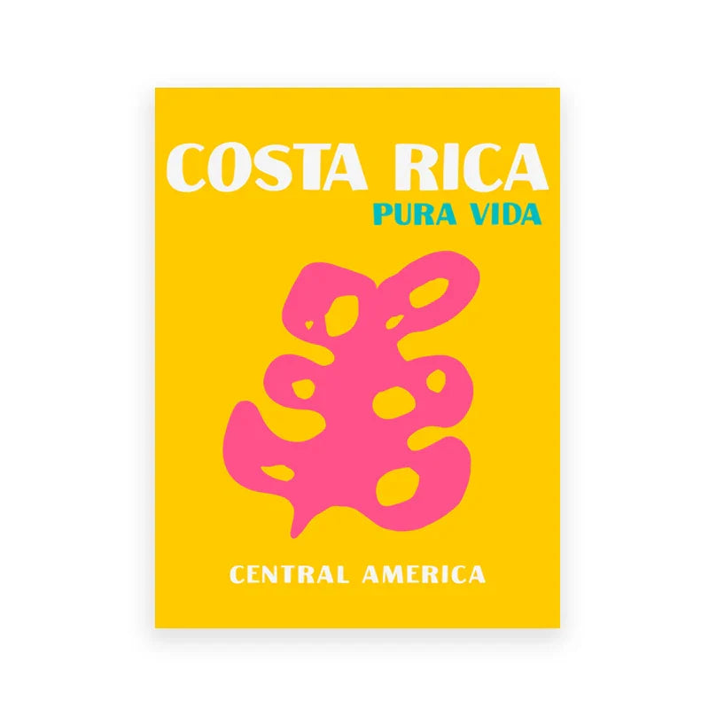 DecorBites™ Modern Coastal Travel Posters Art Print