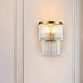 DecorBites™ Modern Crystal Rod Tiered Sconce Light - 2/3 Lights, Gold Wall Mounted - Dining Room Lighting