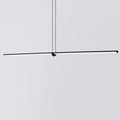 DecorBites™ Modern Designer Line Art Pendant Ceiling Light with LED Island Lighting for Dining Room, Black Metallic Finish