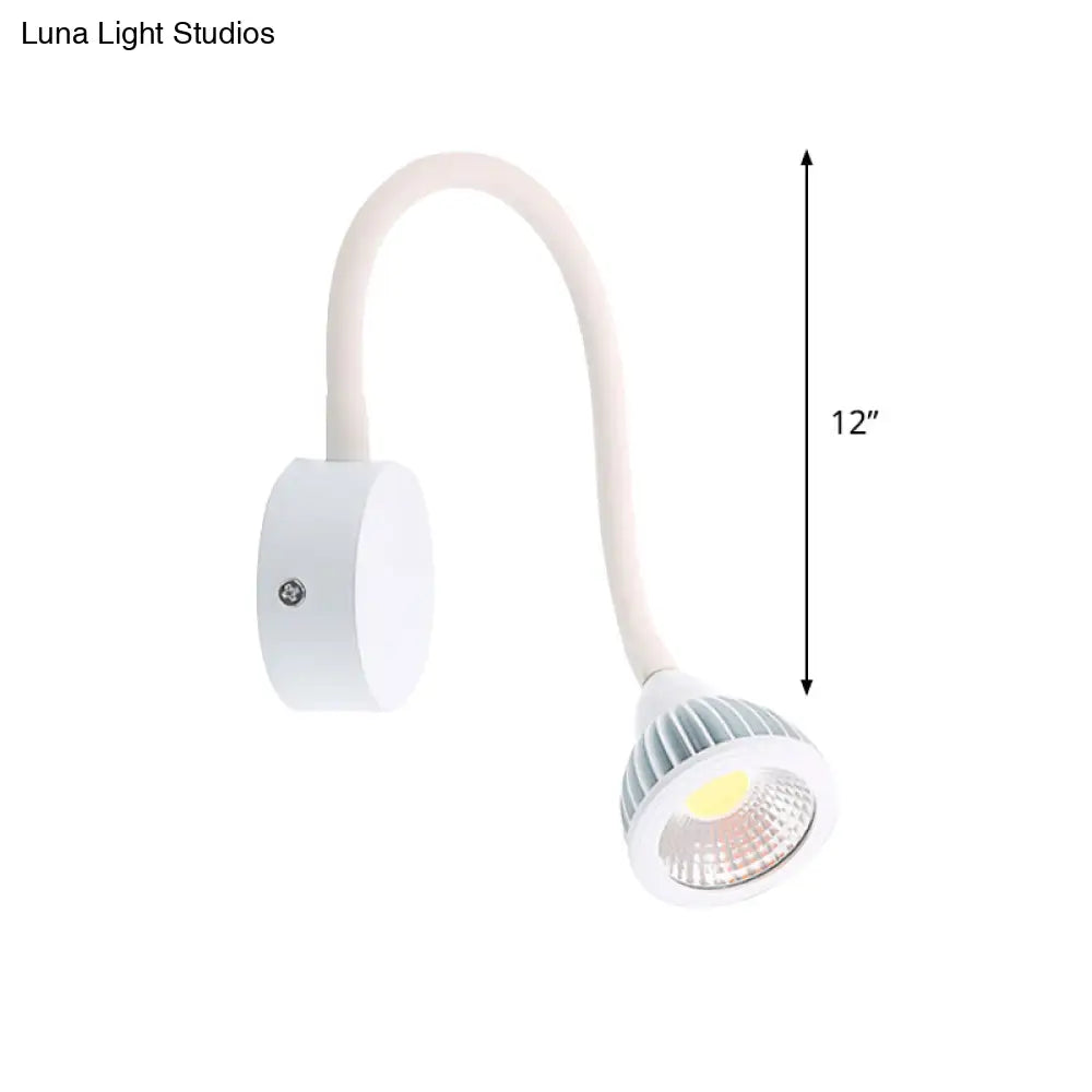 DecorBites™ Modern Dome Aluminum LED Wall Sconce Light with Adjustable Warm/White Lighting - Switch Optional