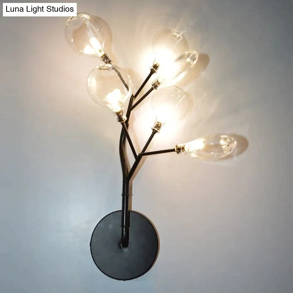 DecorBites™ Modern firefly Tree Branch LED Wall Light for Bedroom Study Room