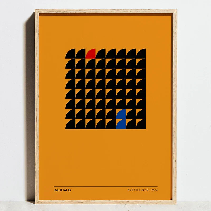 DecorBites™ Modern Geometric Bauhaus Art Print Set