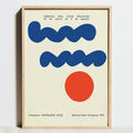 DecorBites™ Modern Geometric Bauhaus Exhibition Minimalist Canvas Art