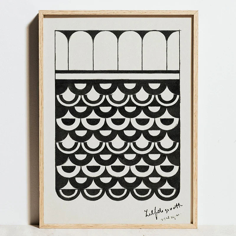 DecorBites™ Modern Geometric Bauhaus Exhibition Posters - Wall Art