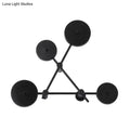 DecorBites™ Modern Geometric LED Wall Light Fixture for Living Room - Metallic Wall Mounted Lamp