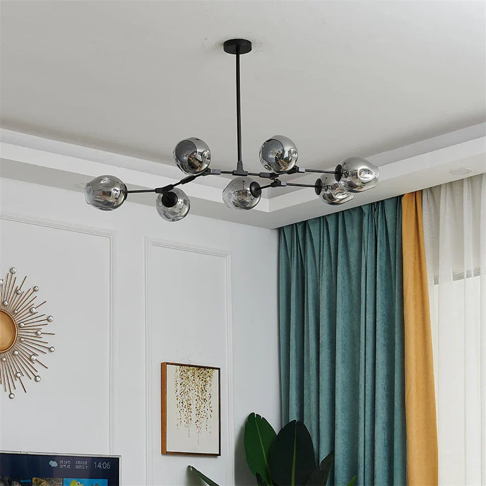 DecorBites™ Modern Glass Ball LED Chandelier - Home Decor