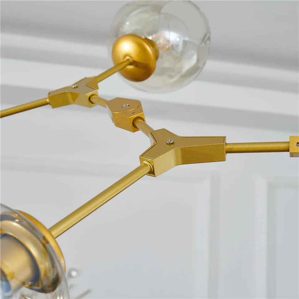DecorBites™ Modern Glass Ball LED Chandelier - Home Decor