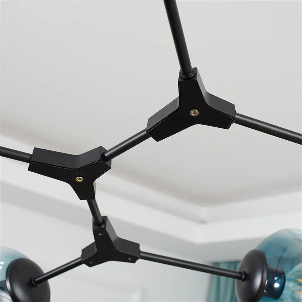 DecorBites™ Modern Glass Ball LED Chandelier - Home Decor