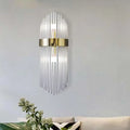 DecorBites™ Modern Gold Crystal 2-Light Layered Wall Lamp - Stylish Sconce for Living Room
