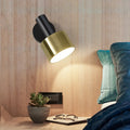 DecorBites™ Modern Grenade Shaped Wall Lamp - Metallic Single Bedside Lighting Fixture