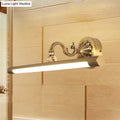 DecorBites™ Modern Integrated LED Brass Finish Wall Sconce Light for Bathroom - Vanity Lighting, 17"/22" Wide