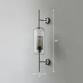 DecorBites™ Modern Iron Mesh Wall Mount Lamp with Clear Glass Shade
