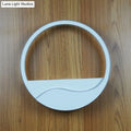 DecorBites™ Modern LED Acrylic Wall Sconce: Warm/White Light in White/Black Fixture