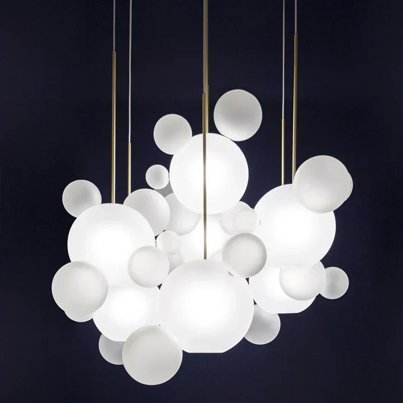 DecorBites™ Modern LED Bubble Chandelier for Home Lighting