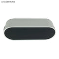 DecorBites™ Modern LED Flush Wall Sconce - Simplicity Black & White Wall Lamp with Metal Shade in Vibrant Colors