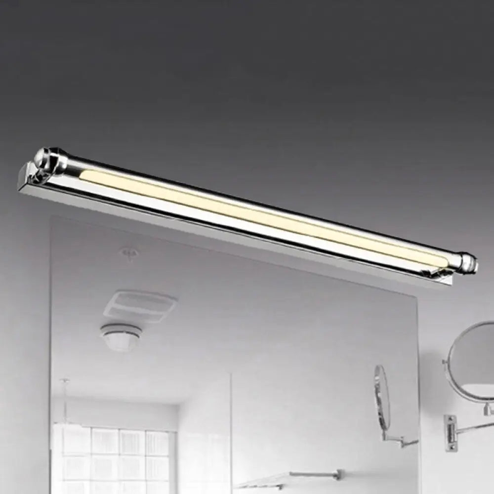 DecorBites™ Modern LED Indoor Vanity Lamp - Stainless Steel, Chrome Finish
