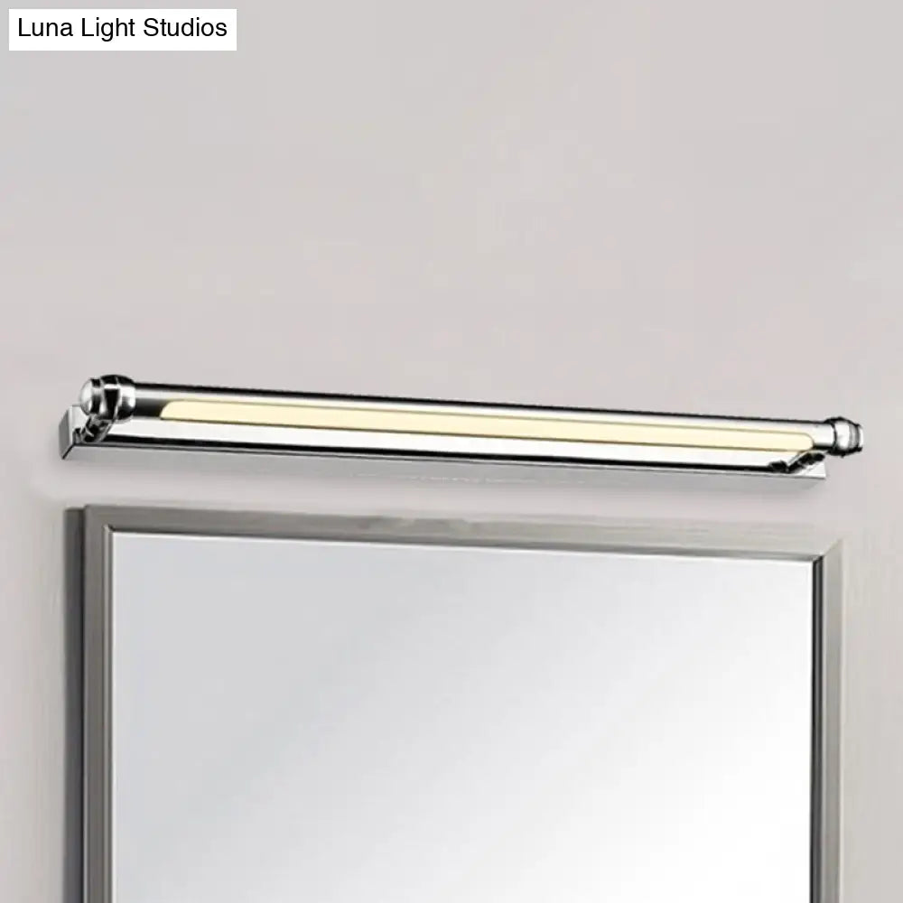 DecorBites™ Modern LED Indoor Vanity Lamp - Stainless Steel, Chrome Finish