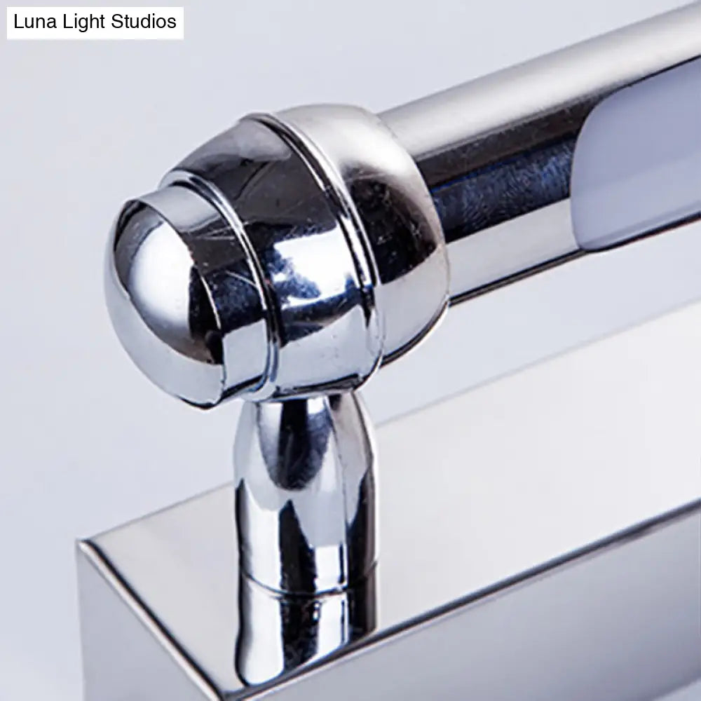 DecorBites™ Modern LED Indoor Vanity Lamp - Stainless Steel, Chrome Finish