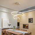 DecorBites™ Modern LED Pendant Lamp in Black
