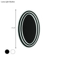 DecorBites™ Modern LED Rotatable Wall Mount Light Fixture in Black/White with Warm/White Lighting