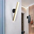 DecorBites™ Modern LED Sconce Light Fixture - Acrylic Brass Wall Lighting Solution