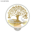 DecorBites™ Modern LED Tree Wall Lamp-Metal Mounted, Black/White, Bedside Mural Light with Warm/White Glow