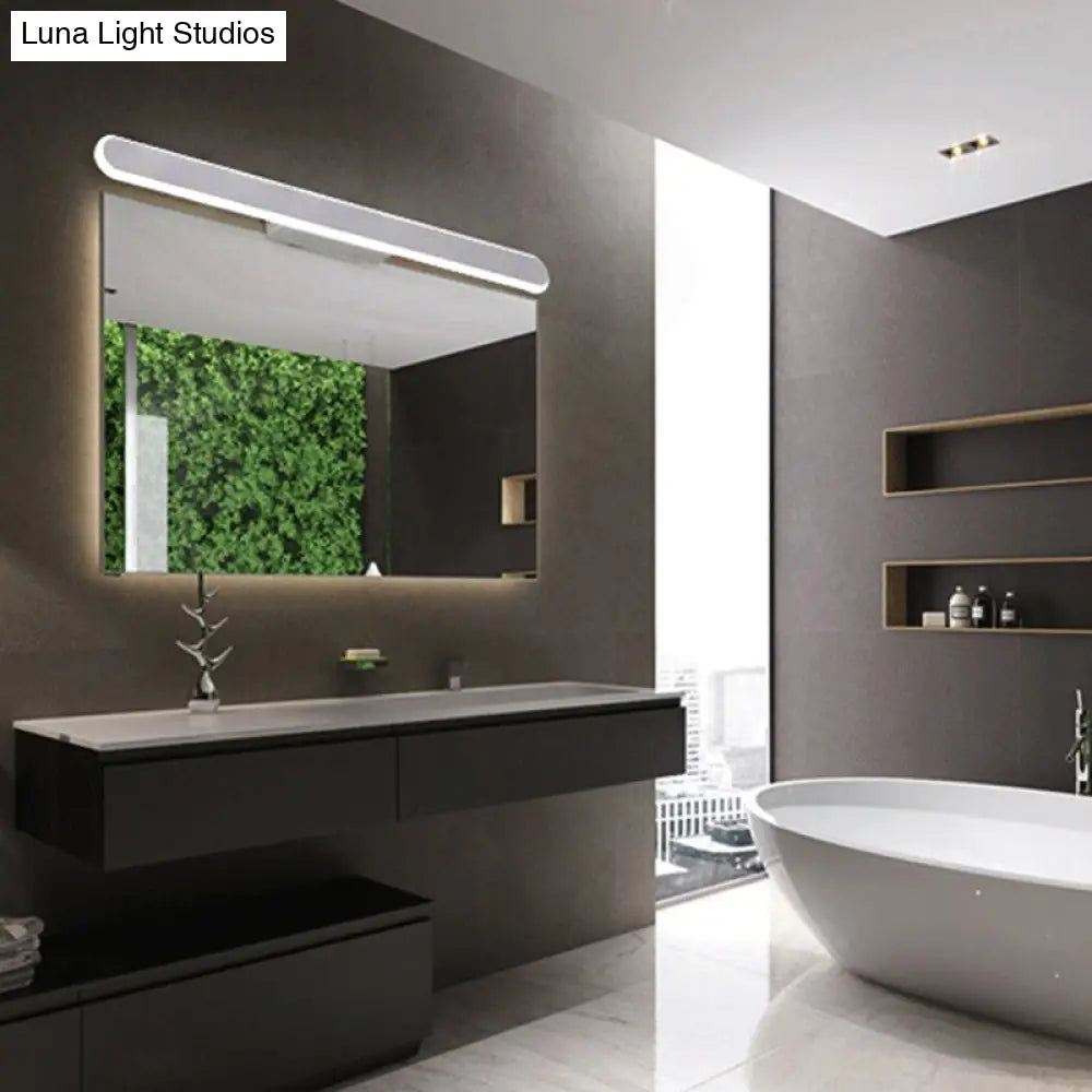 DecorBites™ Modern LED Vanity Lamp for White Bathroom Mirror - Available in White/Warm Light, 3 Sizes
