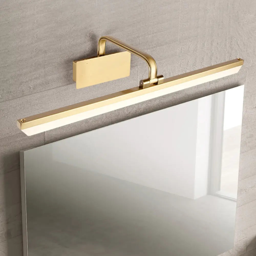 DecorBites™ Modern LED Vanity Lamp with Acrylic Swivel and Bar Design for Bath
